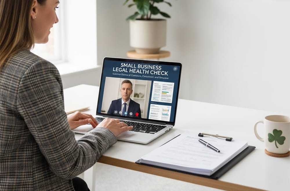 Small business legal health check Ireland — comprehensive legal review for Irish SMEs