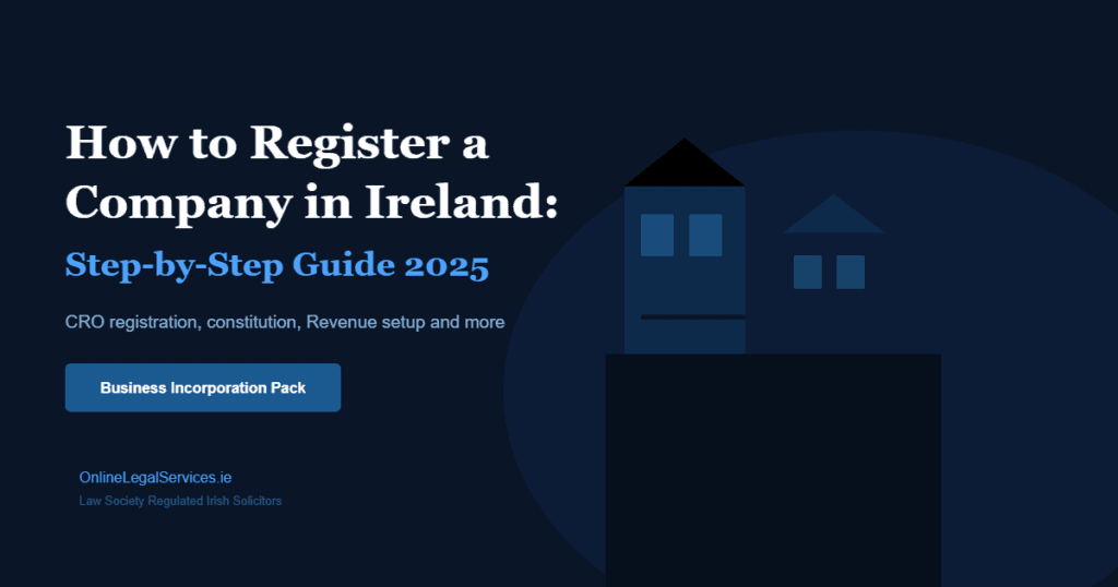 How to register a company in Ireland 2025 - CRO registration guide from Online Legal Services
