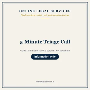 5-Minute Triage Call – guide