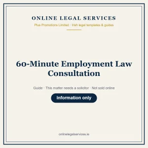 60-Minute Employment Law Consultation – guide