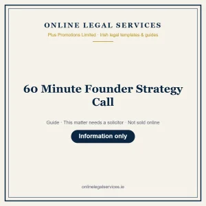 60 Minute Founder Strategy Call – guide