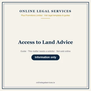Access to Land Advice – guide