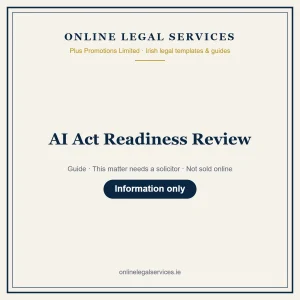 AI Act Readiness Review – guide