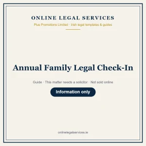 Annual Family Legal Check-In – guide