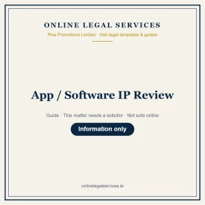 App / Software IP Review — Guide – guide