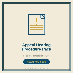 Appeal Hearing Procedure Pack — Fixed-fee Irish solicitor service · onlinelegalservices.ie