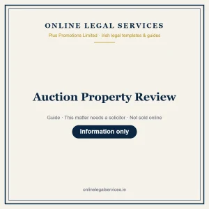 Auction Property Review – guide