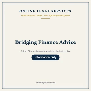 Bridging Finance Advice – guide