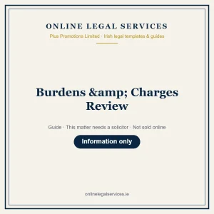 Burdens & Charges Review – guide