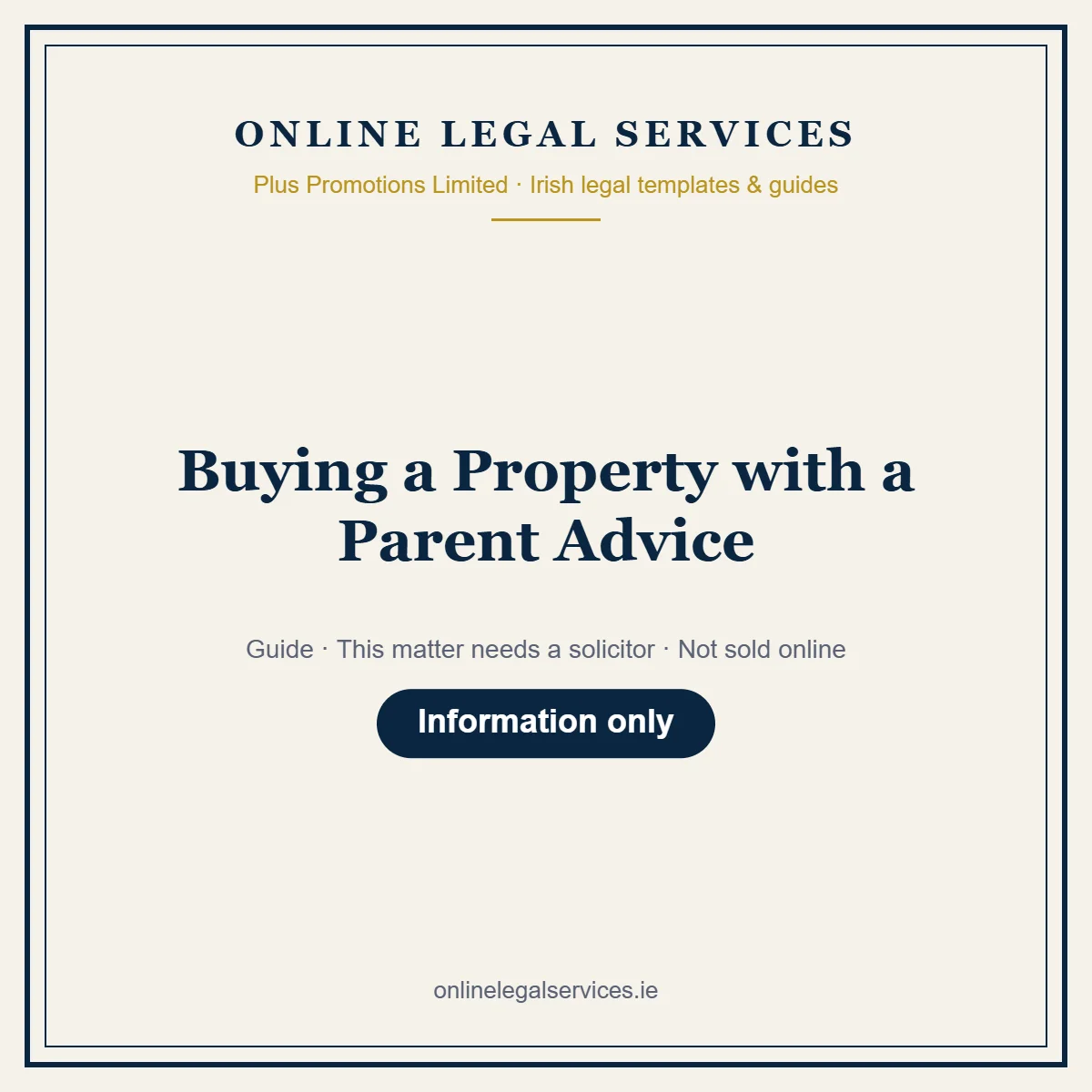 Buying a Property with a Parent Advice — Guide – guide