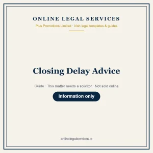 Closing Delay Advice – guide