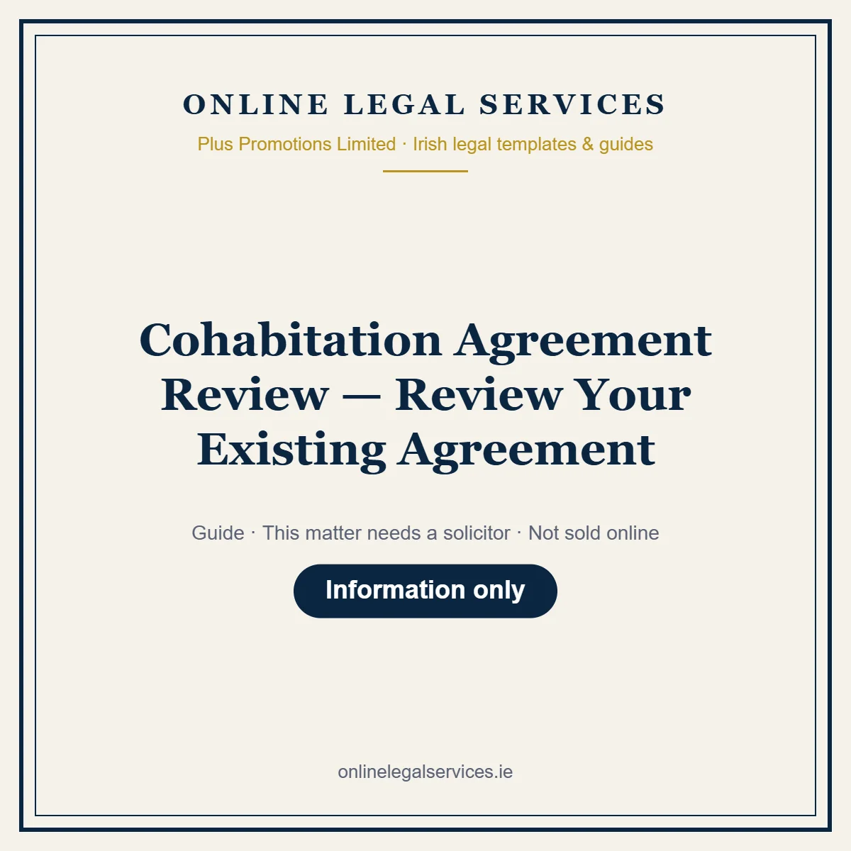 Cohabitation Agreement Review — Review Your Existing Agreement – guide