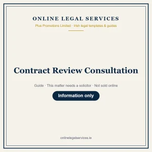 Contract Review Consultation – guide