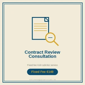 Contract Review Consultation — Fixed-fee Irish solicitor service · onlinelegalservices.ie