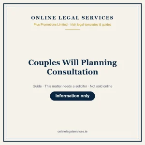 Couples Will Planning Consultation – guide