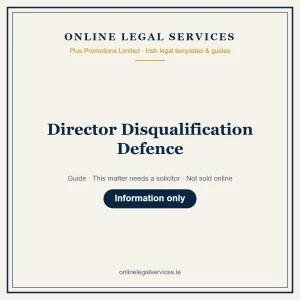 Director Disqualification Defence – guide
