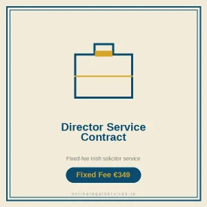 Director Service Contract — Fixed-fee Irish solicitor service · onlinelegalservices.ie