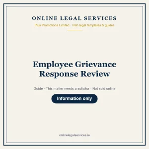 Employee Grievance Response Review — Guide – guide
