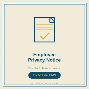 Employee Privacy Notice — Fixed-fee Irish solicitor service · onlinelegalservices.ie