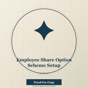 Employee share option scheme setup Ireland — unapproved share option scheme drafting