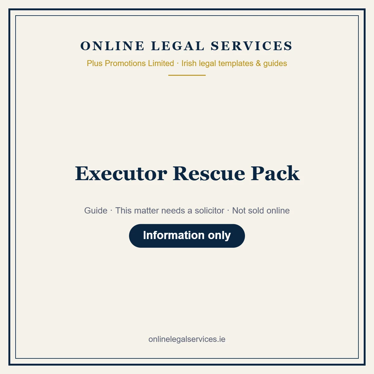 Executor Rescue Pack – guide