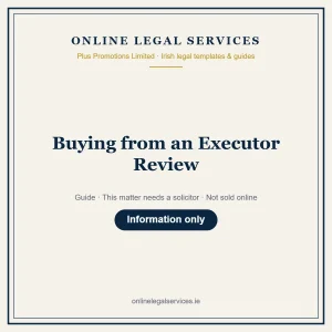 Buying from an Executor Review – guide