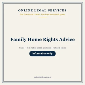 Family Home Rights Advice — Guide – guide