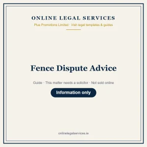 Fence Dispute Advice – guide