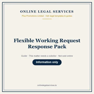 Flexible Working Request Response Pack – guide