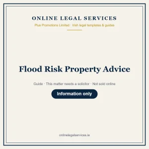 Flood Risk Property Advice – guide