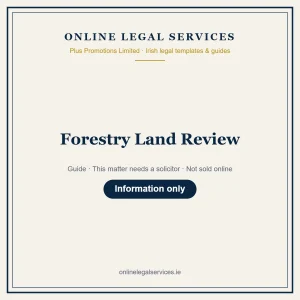 Forestry Land Review – guide
