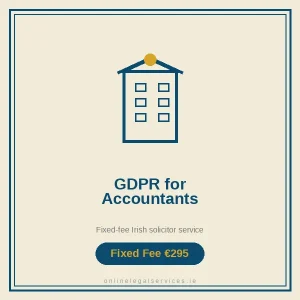 GDPR for Accountants — Fixed-fee Irish solicitor service · onlinelegalservices.ie