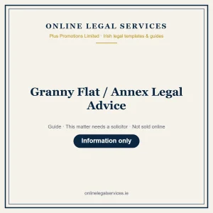 Granny Flat / Annex Legal Advice — Guide – guide