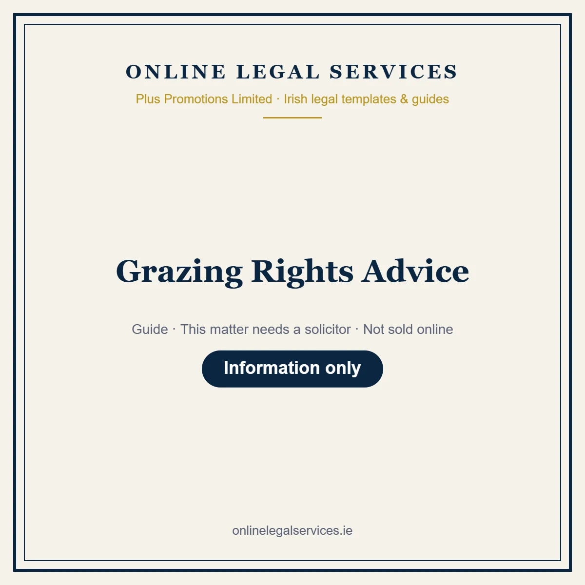 Grazing Rights Advice – guide