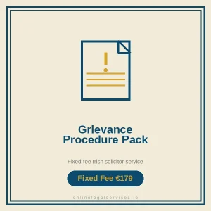 Grievance Procedure Pack — Fixed-fee Irish solicitor service · onlinelegalservices.ie