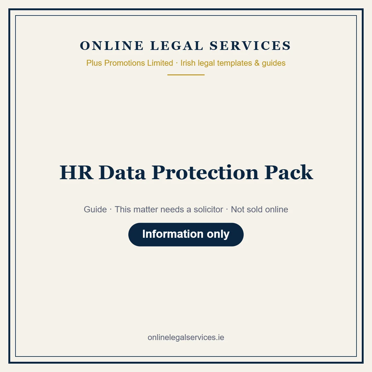 HR Data Protection Pack – guide