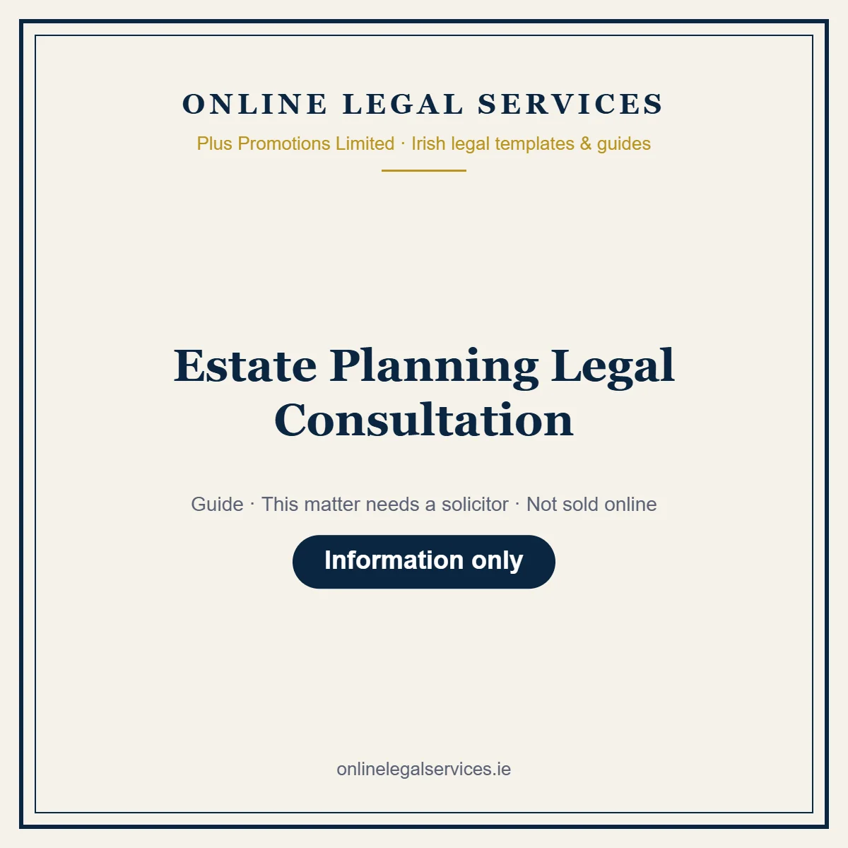 Estate Planning Legal Consultation – guide