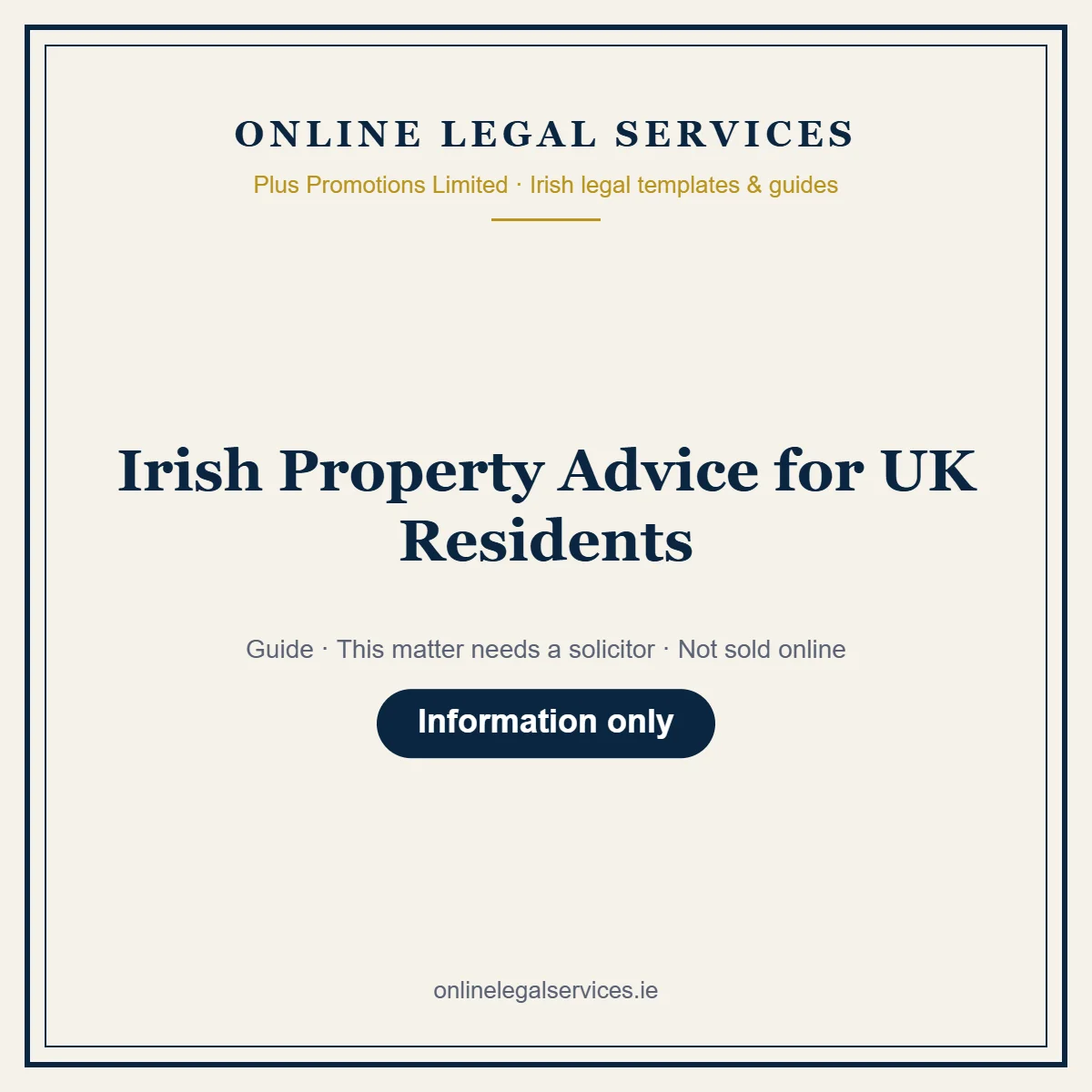 Irish Property Advice for UK Residents – guide