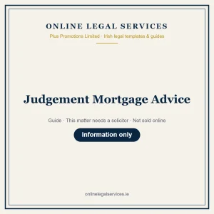 Judgement Mortgage Advice – guide