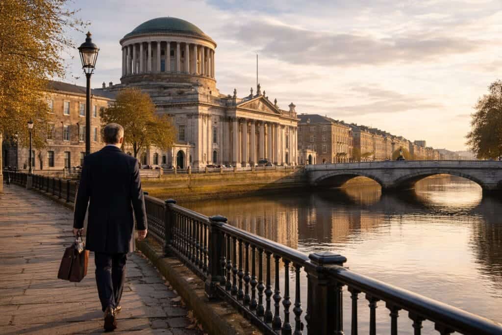Four Courts Dublin along the River Liffey - Legal separation in Ireland