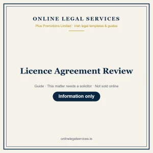 Licence Agreement Review — Guide – guide