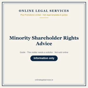 Minority Shareholder Rights Advice — Guide – guide