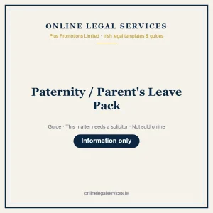 Paternity / Parent's Leave Pack — Guide – guide