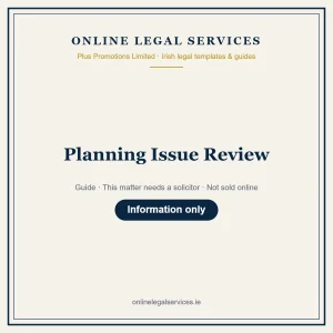 Planning Issue Review – guide
