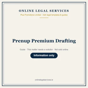 Prenup Premium Drafting – guide