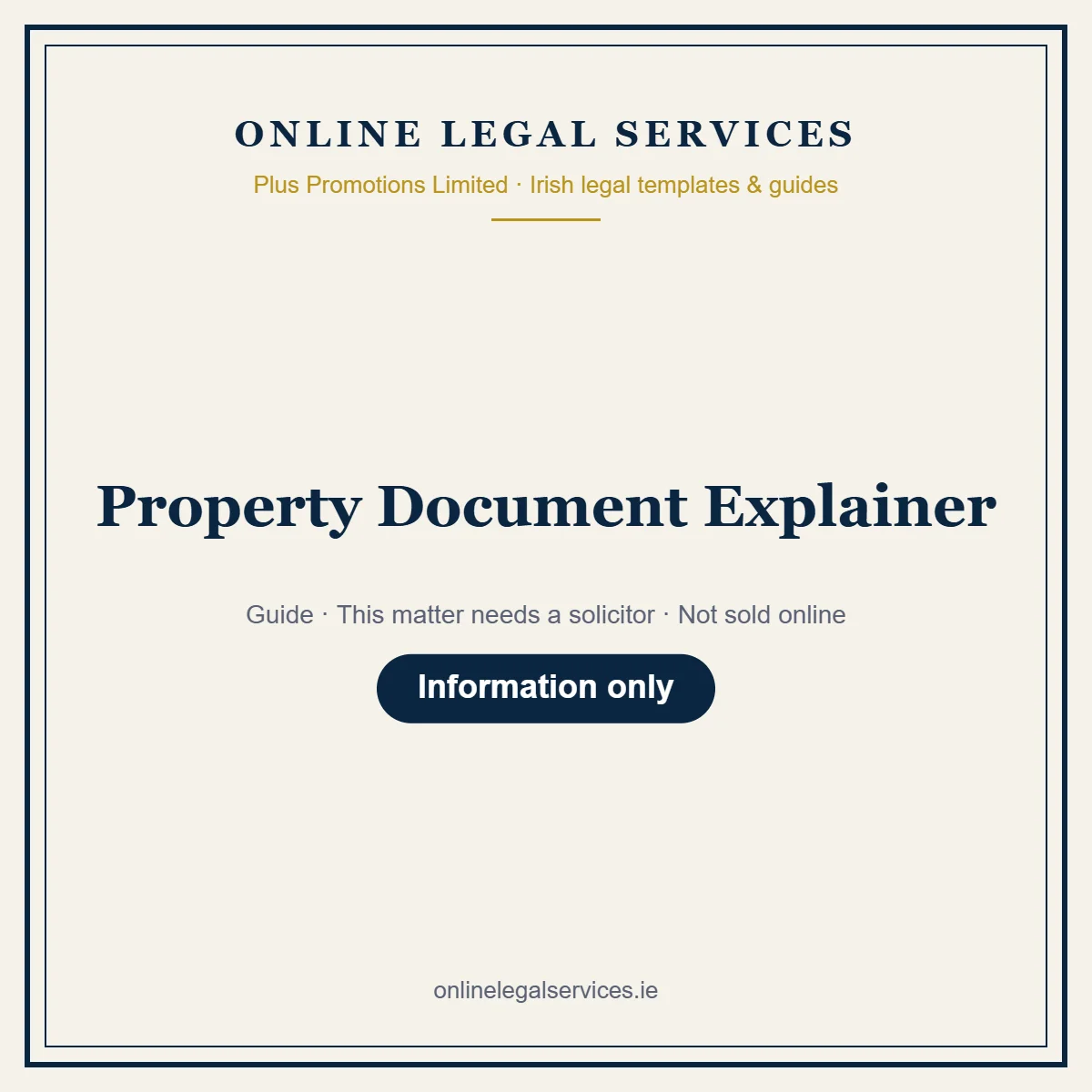 Property Document Explainer – guide