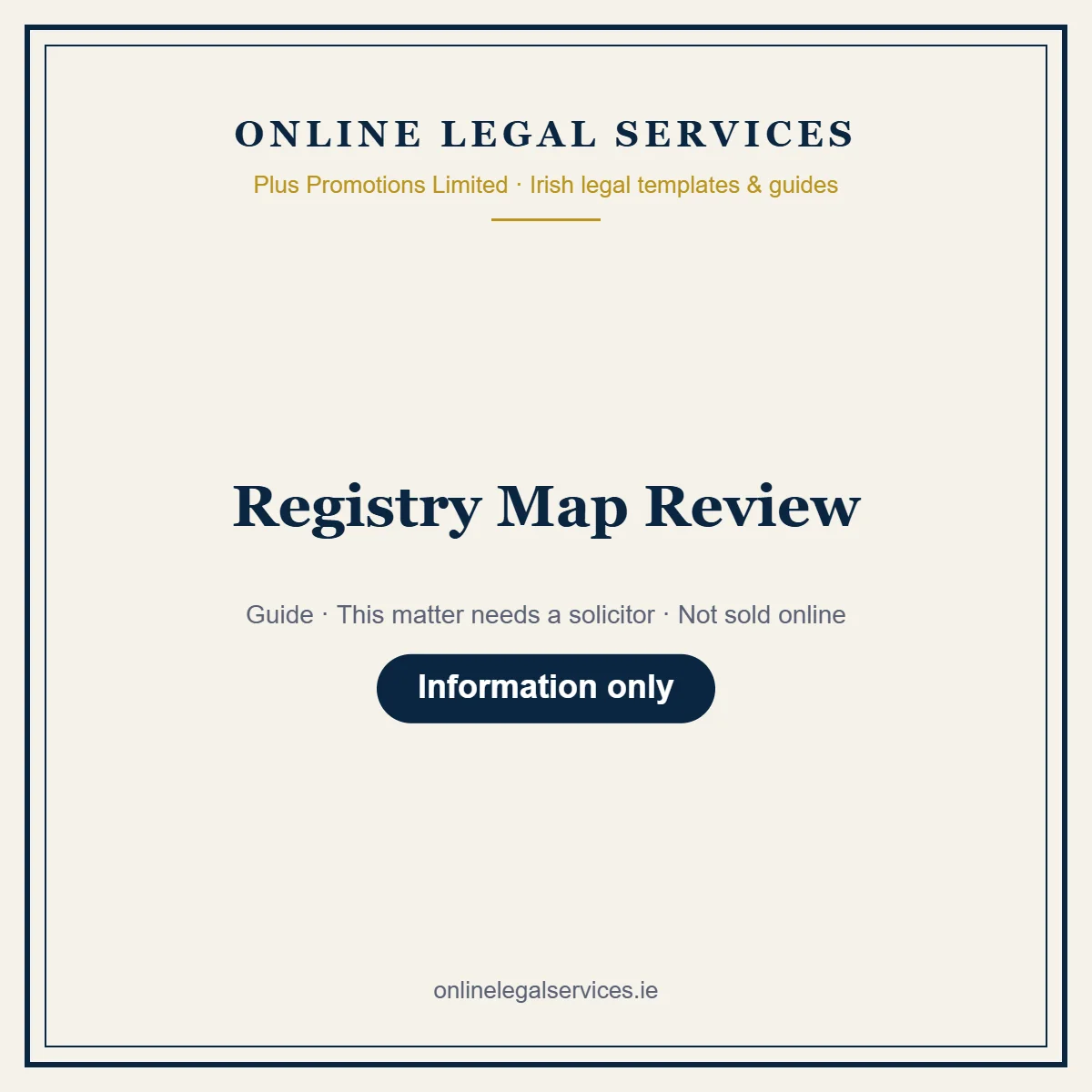 Registry Map Review – guide