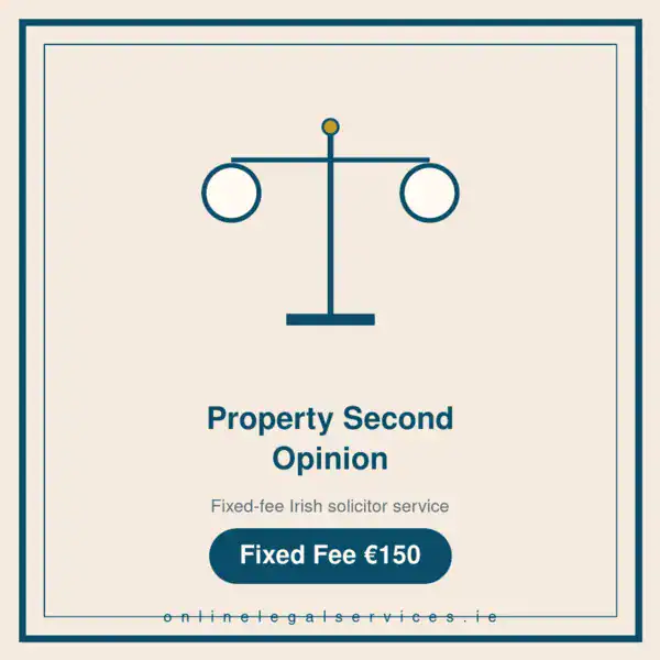 Property Second Opinion โ Fixed-fee Irish solicitor service ยท onlinelegalservices.ie