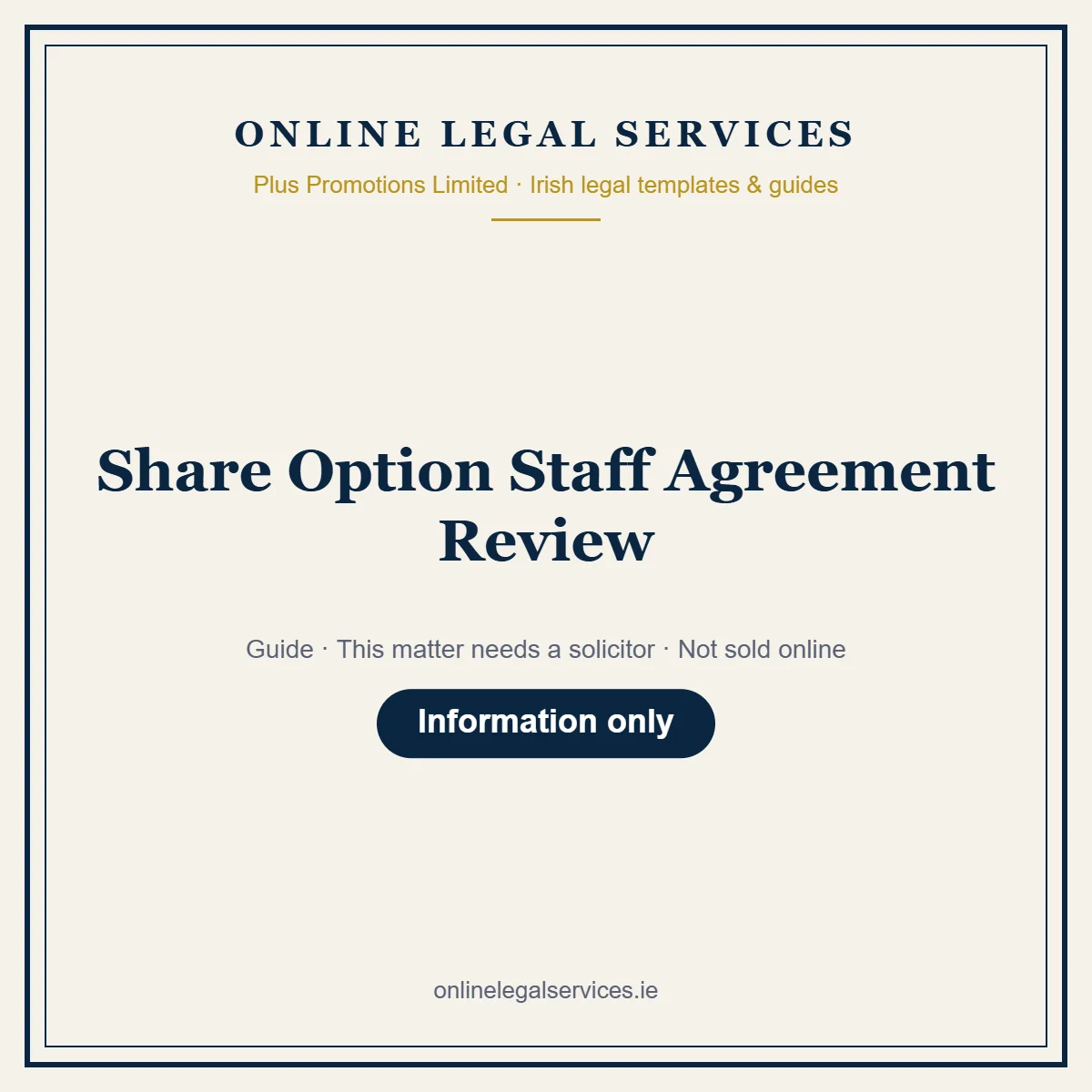 Share Option Staff Agreement Review — Guide – guide