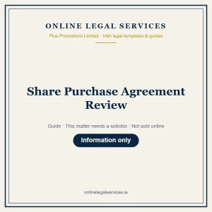 Share Purchase Agreement Review — Guide – guide
